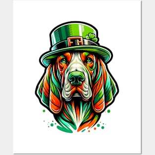 Bracco Italiano Enjoys Saint Patrick's Day Celebration Posters and Art